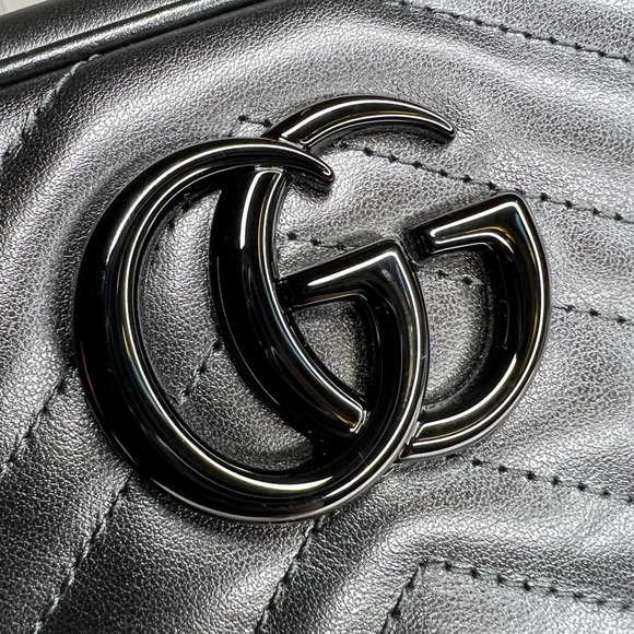 ‼️SOLD‼️Small GUCCI Marmont SO BLACK - Picture 8 of 11